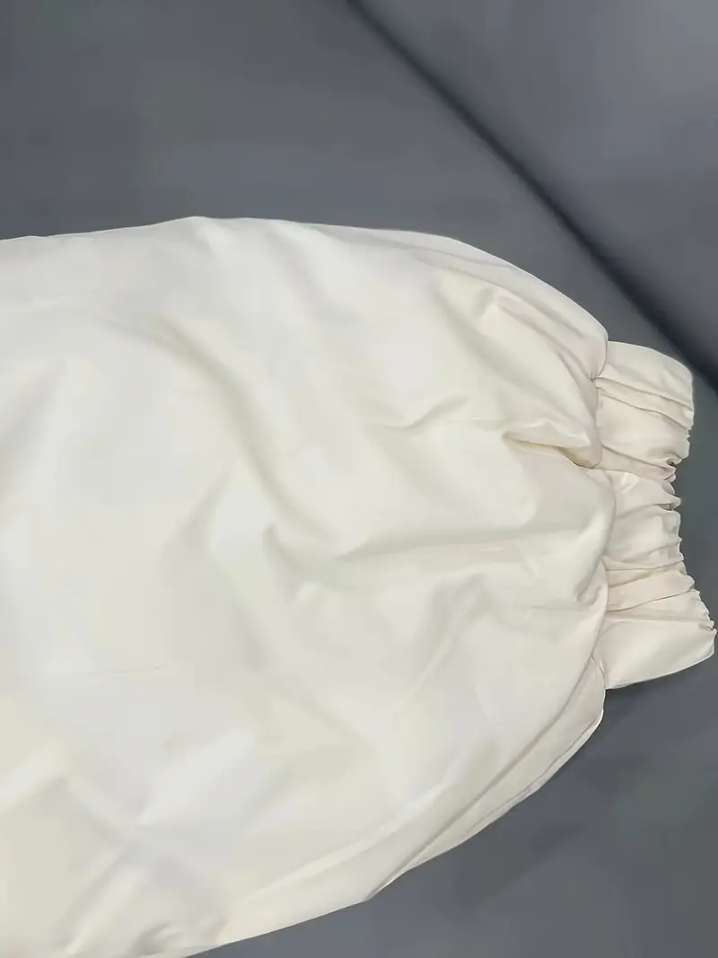 Dik Yaka Kışlık Çift Cepli Bej Kadın Şişme Mont