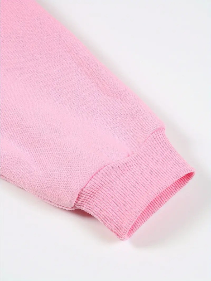 Yeni Çizgi Kadın Yüz Baskılı 100% Polyester Sıcak Astarlı Rahat Örgü Kumaş ile, Bahar ve Sonbahar Modası Kadın Sweatshirt