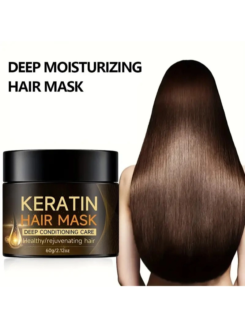 Profesyonel  Keratin Saç Bakım Maskesi Tüm Saç Tipleri İçin Derinlemesine Saç Kremi 30g