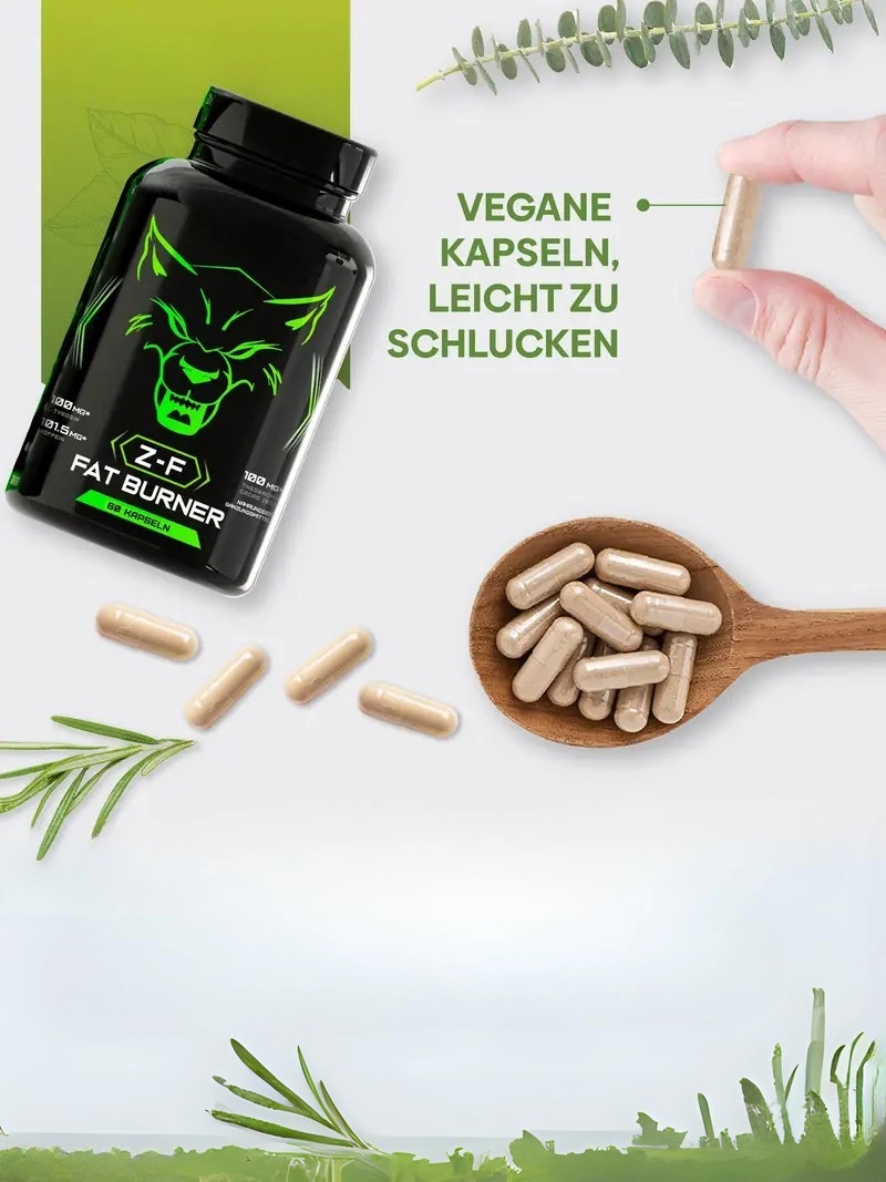 Erkekler ve Kadınlar için Z-F Hızlı Yağ Yakıcı Bitki Ekstraktları, Vitaminler ve Mineraller B3 Niasin