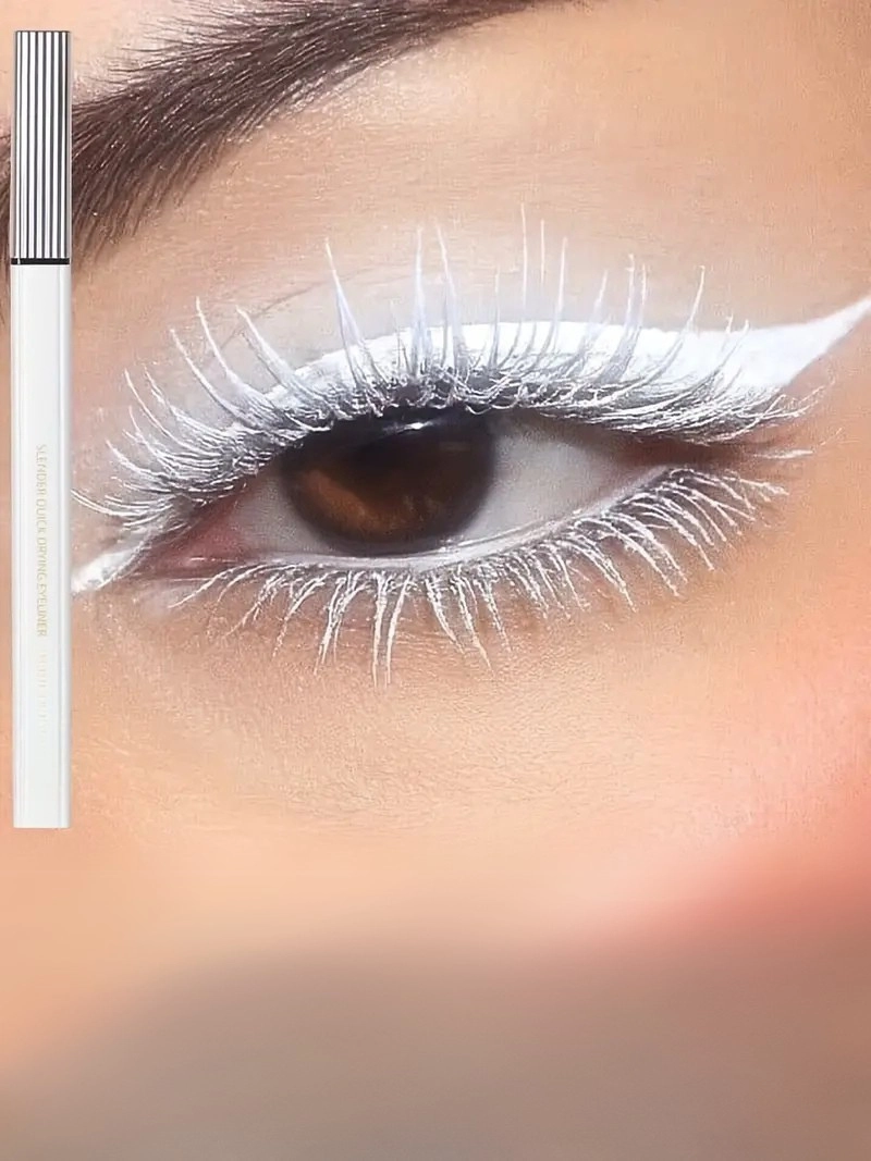 Uzun Süre Kalıcı Etki Su ve Ter Geçirmez Metalik Parlak Eyeliner Göz Kalemi