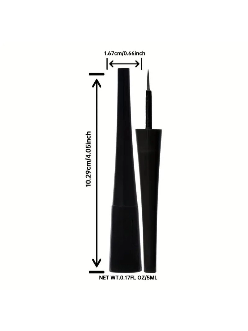 Ultra İnce Su ve Ter Geçirmez Eyeliner Üçlü Set Hızlı Kuruma Özelliği Silinmez Sert Uçlu Göz Kalemi