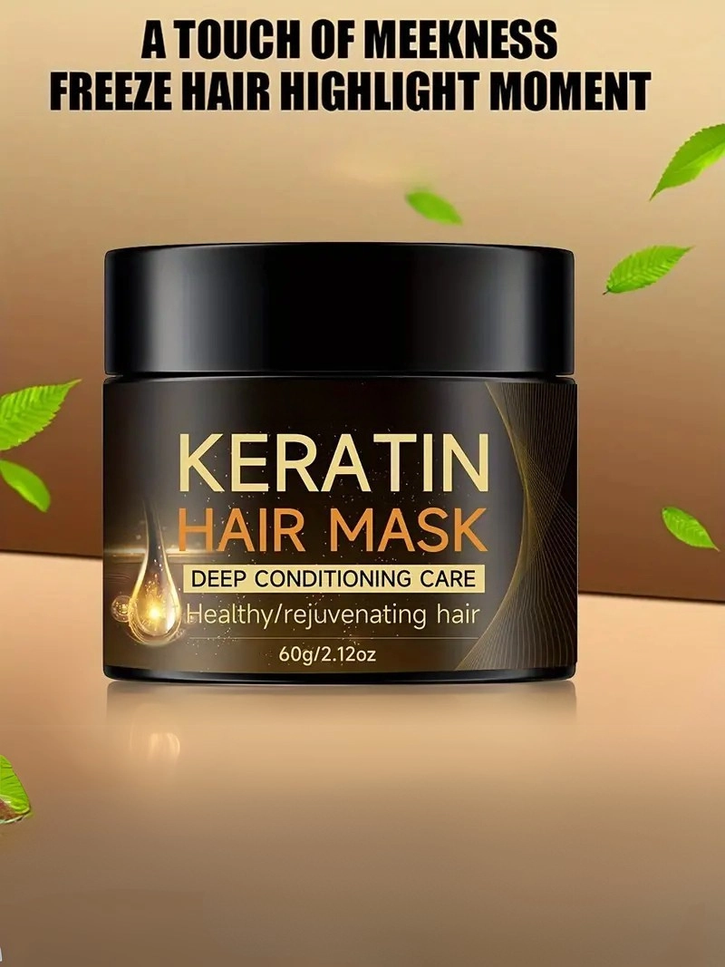 Profesyonel  Keratin Saç Bakım Maskesi Tüm Saç Tipleri İçin Derinlemesine Saç Kremi 30g
