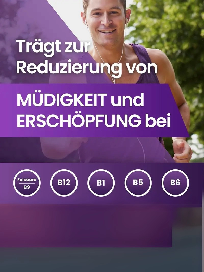 Yüksek Dozda B Vitamini Kompleksi Günde 1 , 180 B Grubu Biotin, Tiamin B1, Riboflavin B2, Niasin, Pantotenik Asit, B6, Folik Asit B12